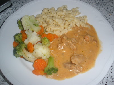 Rezept Paprikageschnetzeltes Paprikageschnetzeltes Rezept