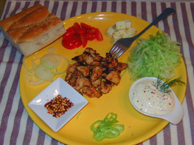 Rezept Kepab Teller Kepab Teller Rezept