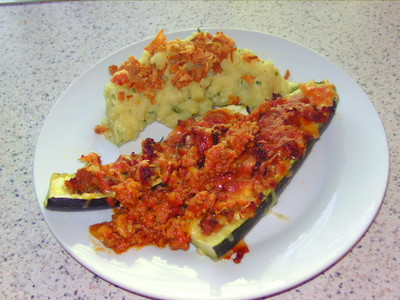 Rezept Gefüllte Zucchini Gefüllte Zucchini Rezept