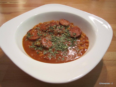 Rezept Spanischer Bohneneintopf Spanischer Bohneneintopf Rezept