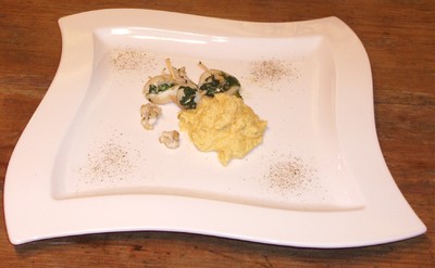 Rezept Tintenfisch mit Spinat-Schafkäsefülle Tintenfisch mit Spinat-Schafkäsefülle Rezept