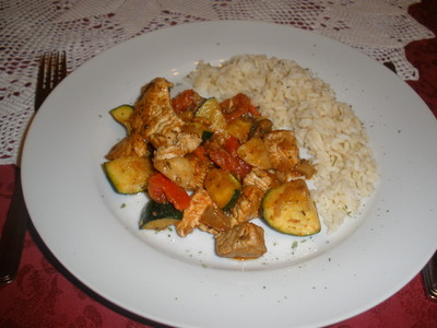 Rezept Schnelles Putenpfanderl Schnelles Putenpfanderl Rezept