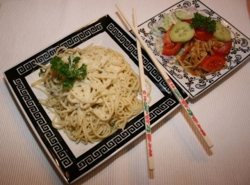 Rezept Zitronennudeln mit Petersilie Zitronennudeln mit Petersilie Rezept