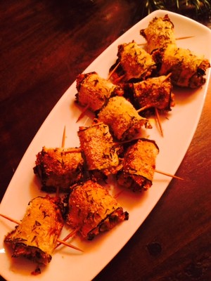 Rezept Zucchiniröllchen ( Antipasti ) Zucchiniröllchen ( Antipasti ) Rezept