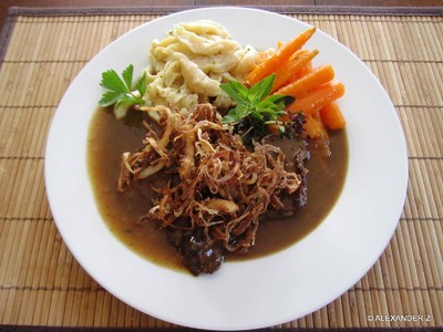 Rezept Zwiebelrostbraten Zwiebelrostbraten Rezept